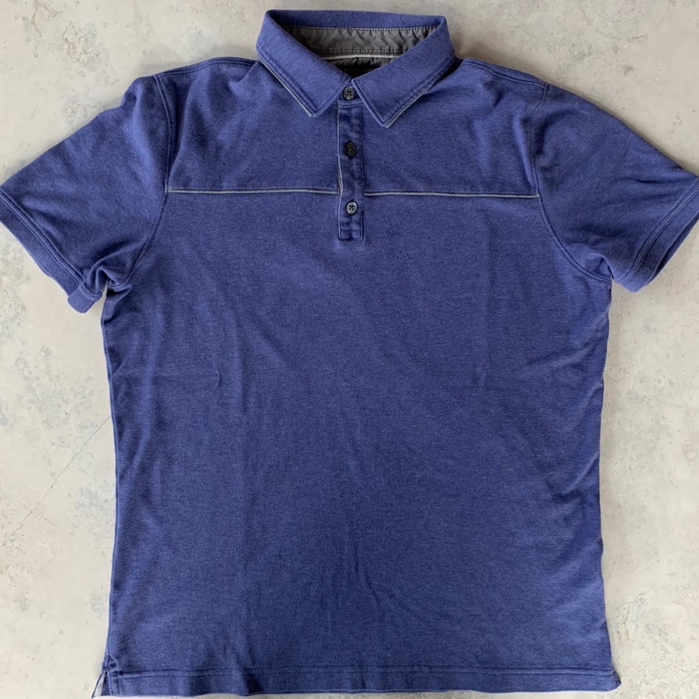 Banana Republic Luxury Touch Purple Polo